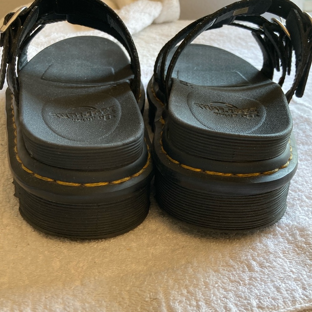 Dr. Martens Black “Blaire Slide” Sandals 7 - Picture 9 of 13